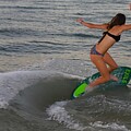 Skimboarding at Sunset 7578